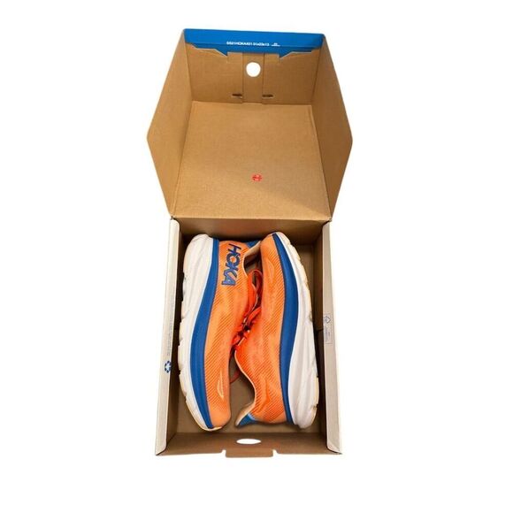 Hoka One One Clifton 9 Men's Wide Running Shoes Orange Size 8.5 Wide - Picture 8 of 13